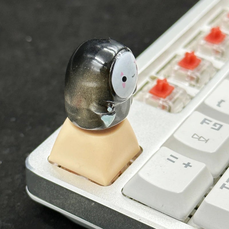 Y&D 3D No Face Man Keycap - Handmade Plastic Artisan Keycap for Gaming Mechanical Keyboards - Personalized DIY Switch Cover - Image 3